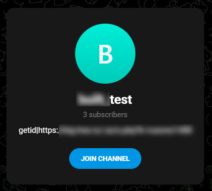 Скриншот описания канала