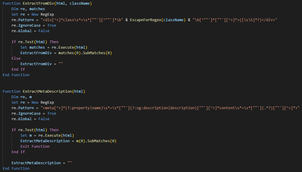 Фрагмент кода BlackReaperRAT, отвечающего за поиск команды в HTML-коде веб-страницы