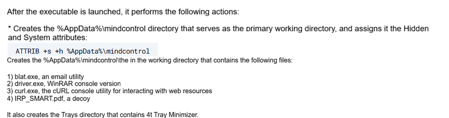 Excerpt from Rare Werewolf campaign description (source: BI.ZONE Threat Intelligence portal)